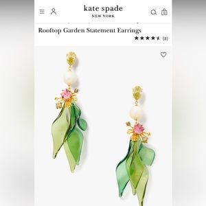 New Kate Spade Rooftop Garden Earrings